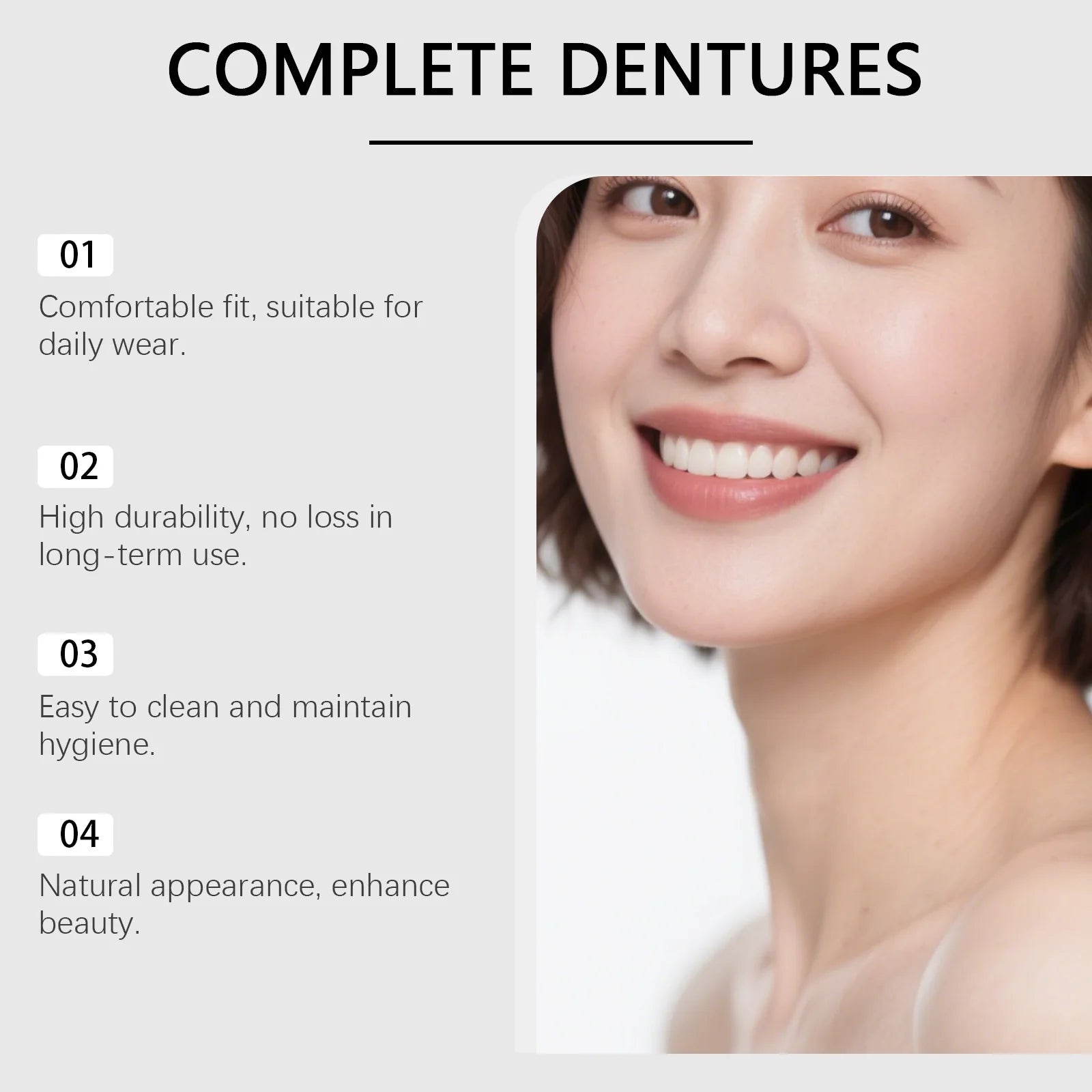 Temporary Silicone Denture Set for Instant Smile Enhancement - 9