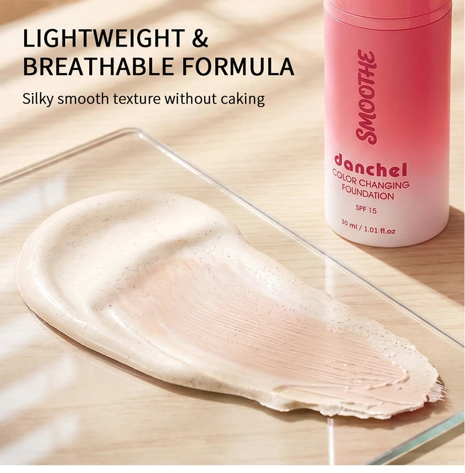 Color-Changing Liquid Foundation with SPF 15
