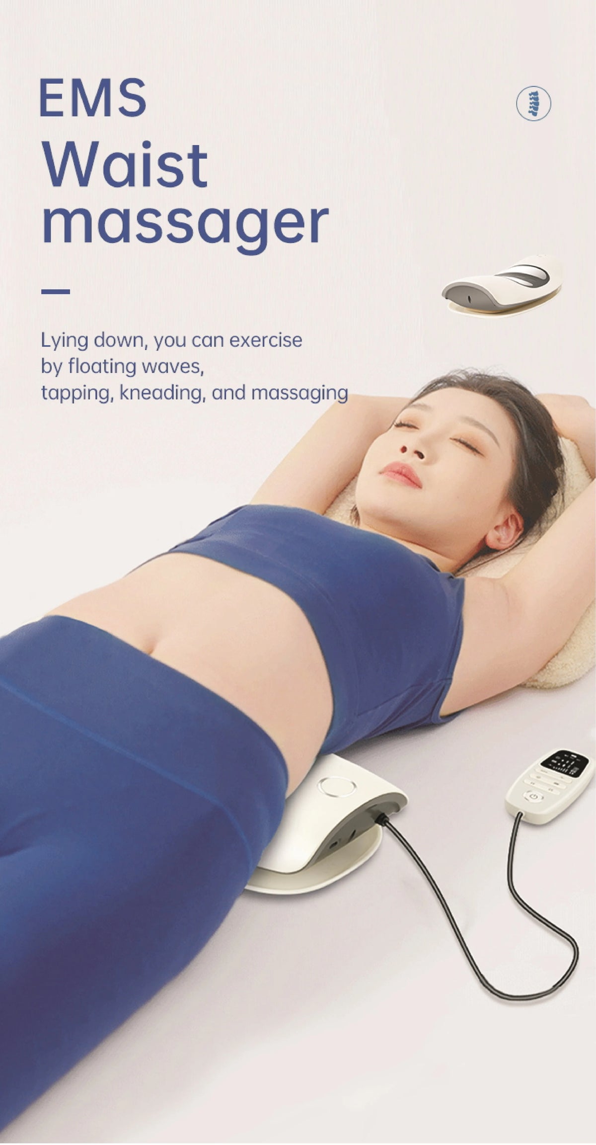 Smart Lumbar Traction Device with Vibration and Airbag Massage