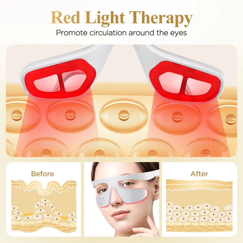 3D Red Light Therapy Eye Massager for Fatigue and Dark Circles - 15