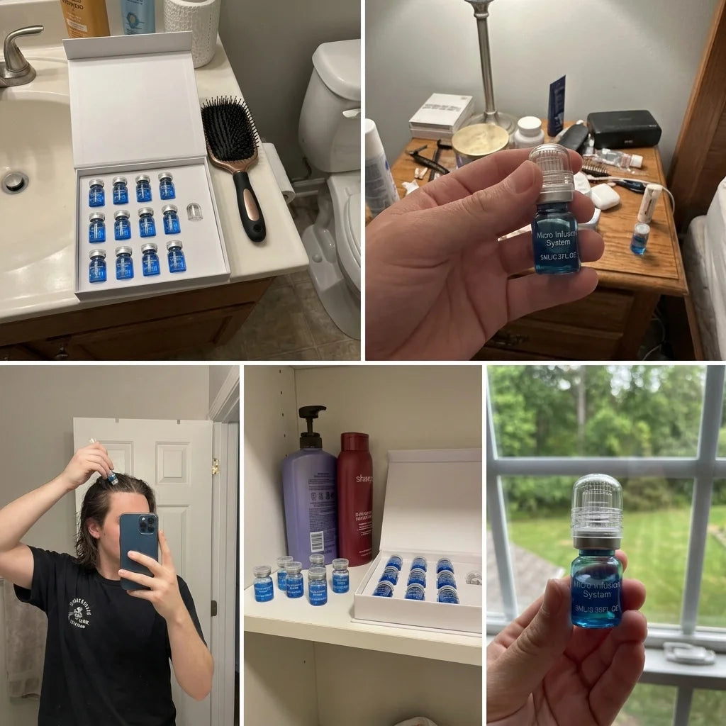 Microneedle Hair Regrowth and Scalp Nourishing Infusion Kit