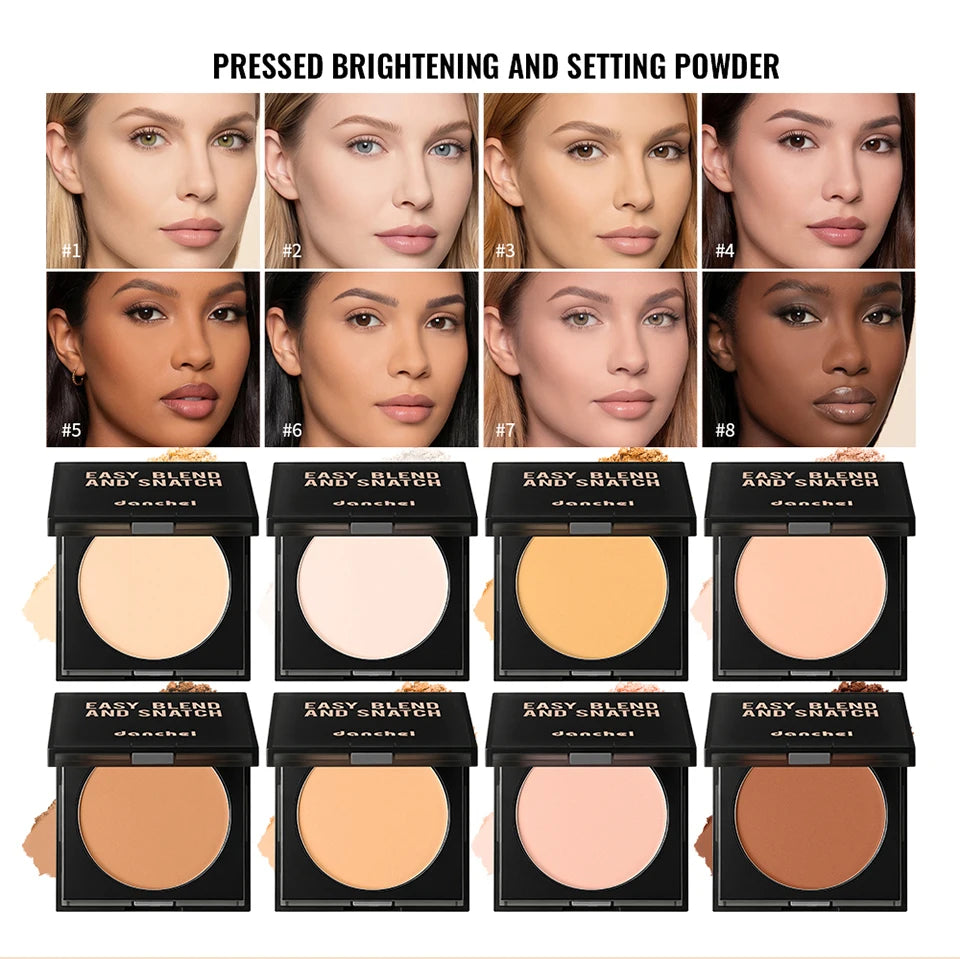 Oil-Control Matte Pressed Setting Powder - 8