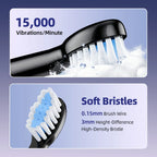 Rechargeable Sonic Electric Toothbrush with 5 Modes and Timer