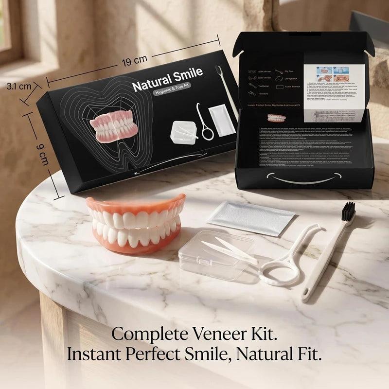 Comfortable Snap-On Veneer Dentures for Instant Smile Makeover - 7
