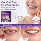 Comfort-Fit Silicone Denture Set with Cleaning Kit
