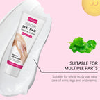 Painless Body Hair Removal Cream and Nourishing Aftercare Oil