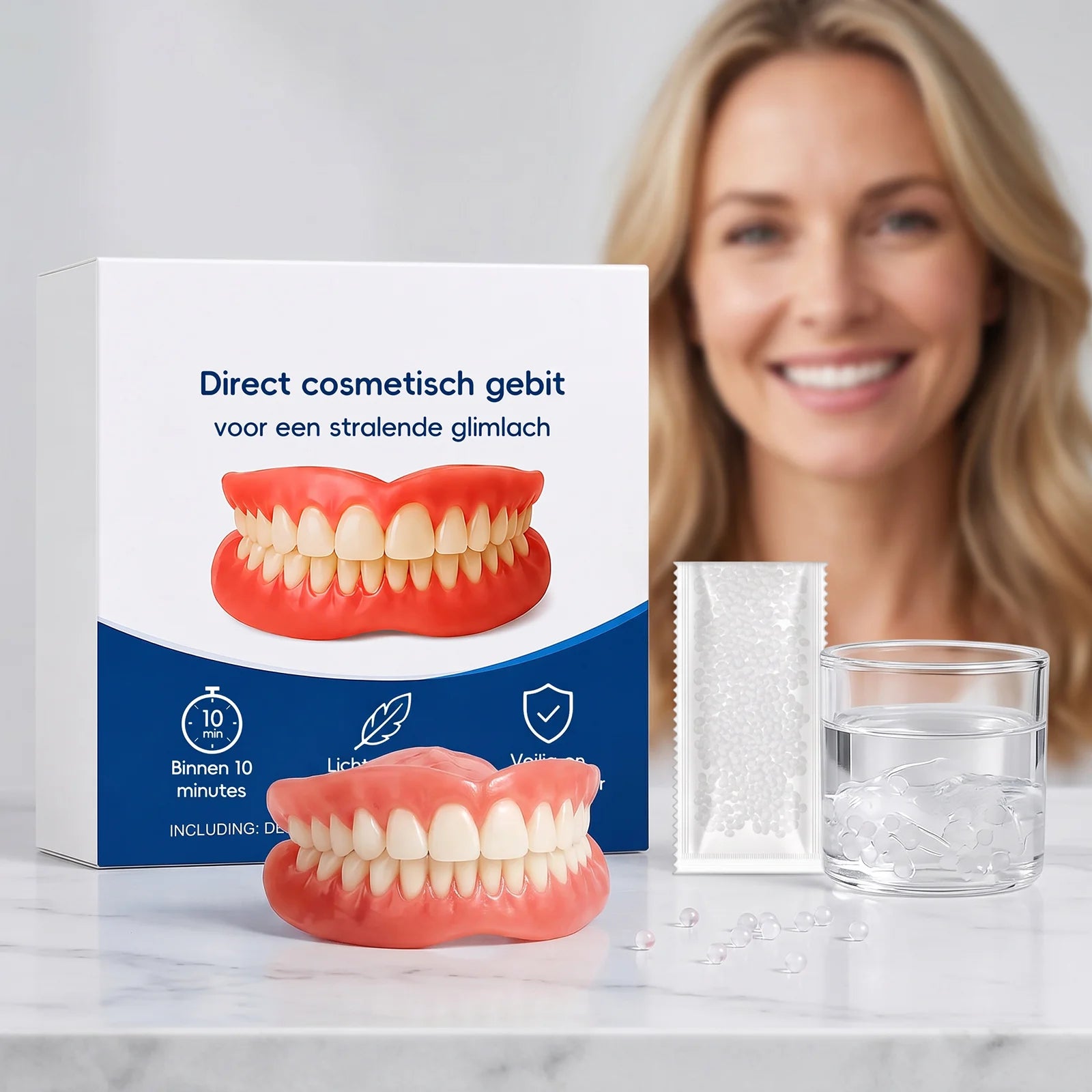 Comfort Fit Silicone Cosmetic Teeth Veneers for Realistic Smile - 6