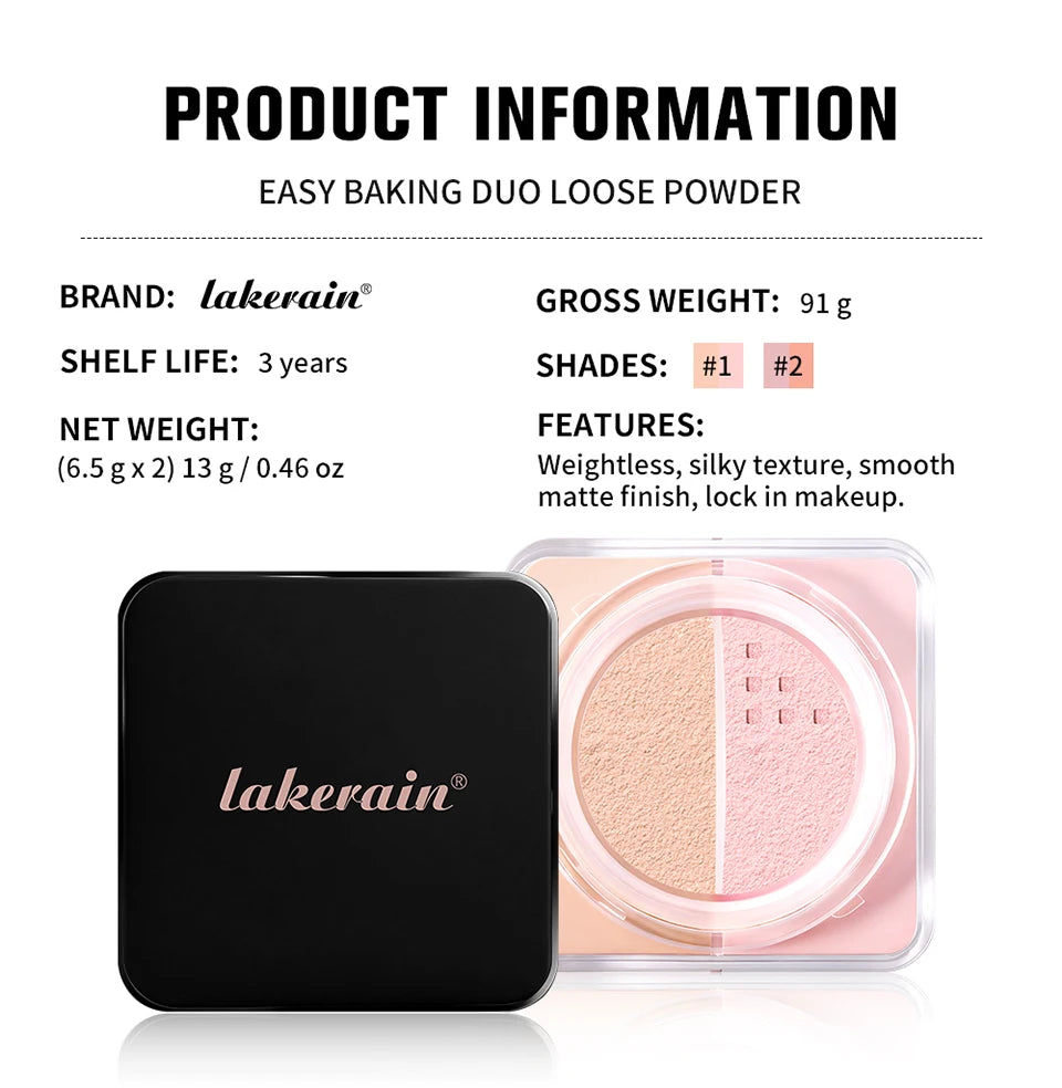 2-in-1 Color Correcting Matte Setting Powder - 16
