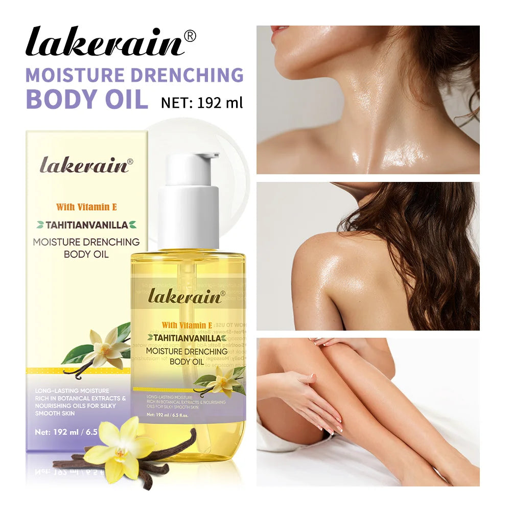Moisturizing Vanilla Body Oil for Glowing Skin