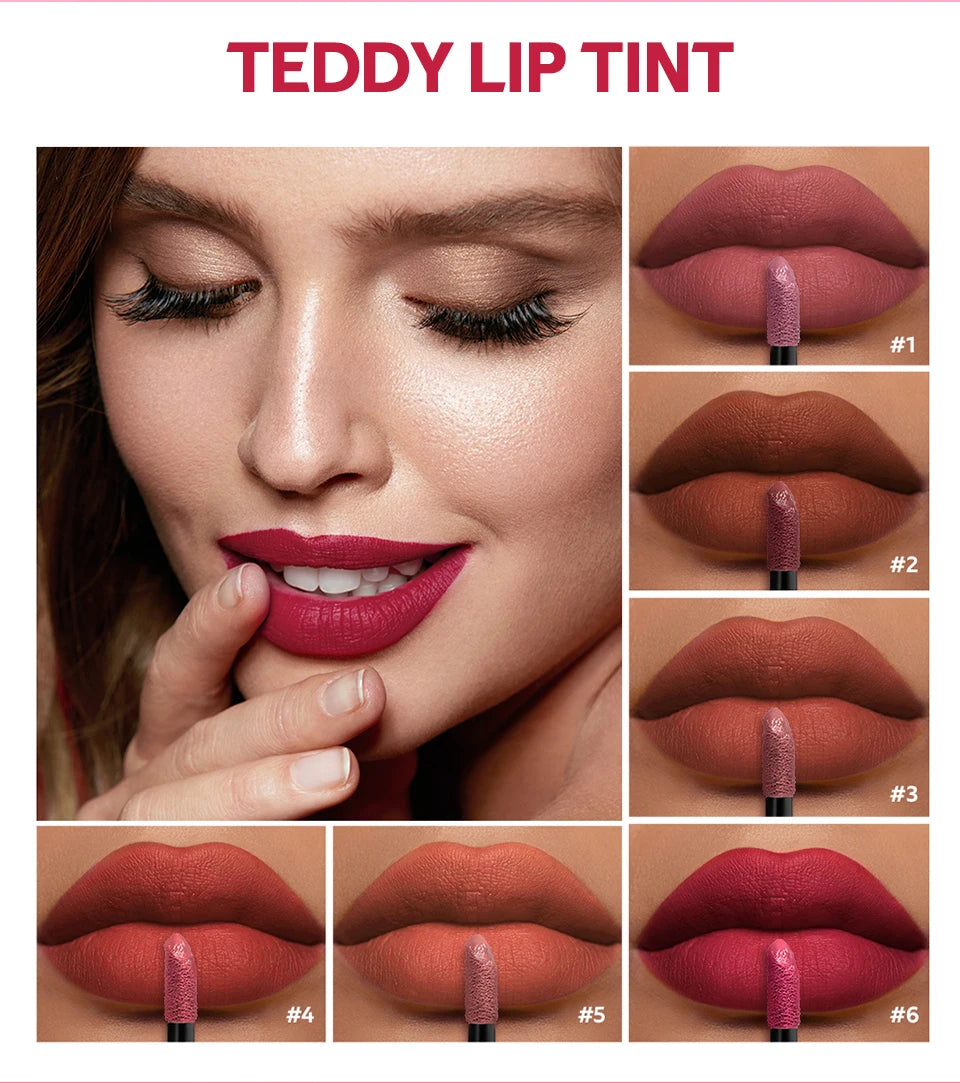 Waterproof Long-Lasting Matte Lip Tint - 8