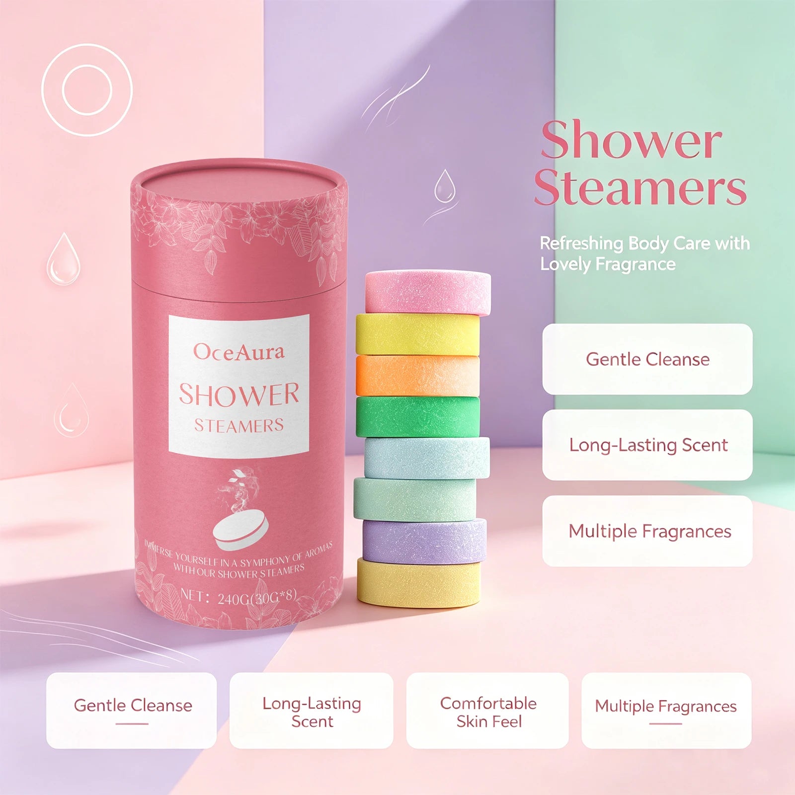 Aromatherapy Shower Steamers for Stress Relief and Relaxation - 2