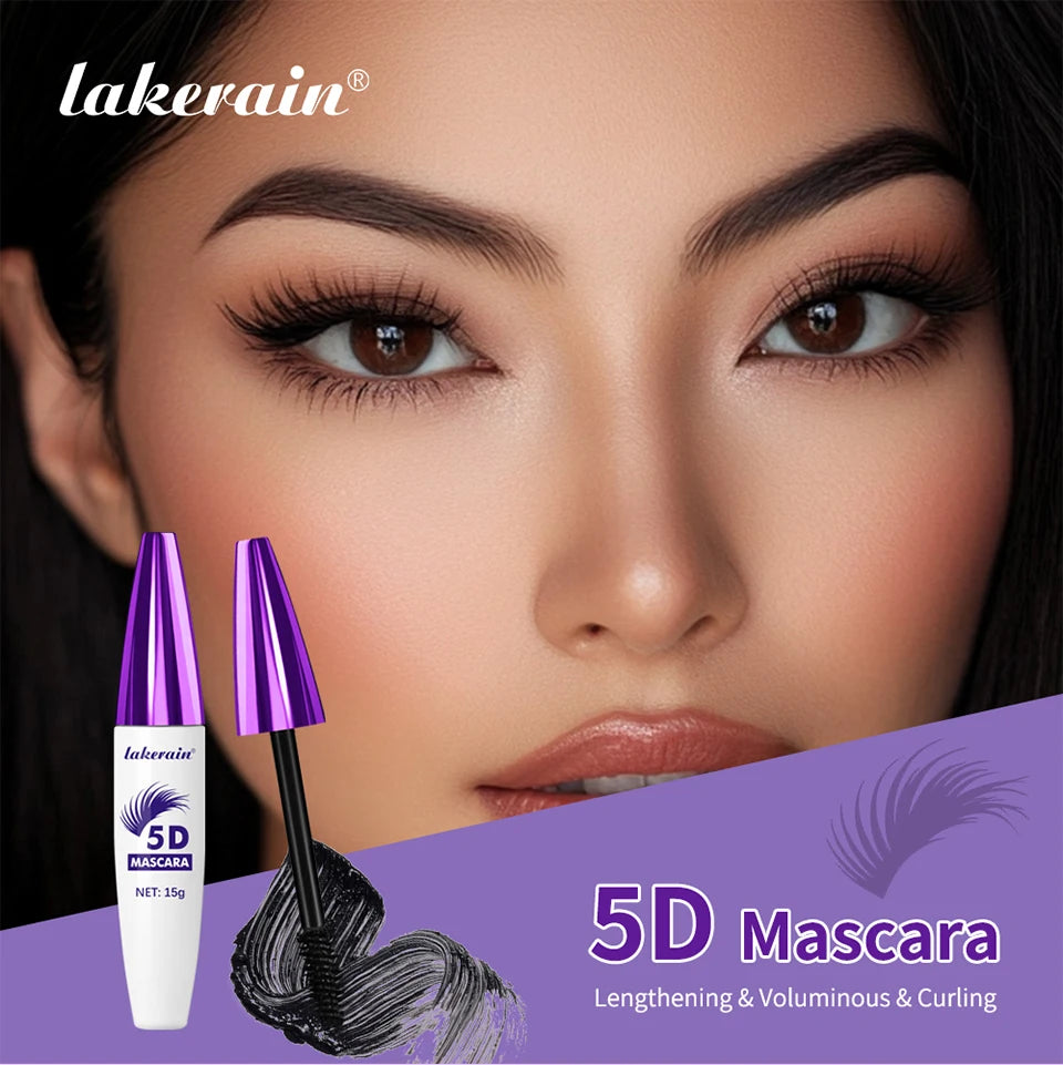 Waterproof 5D Lengthening and Volumizing Lash Mascara