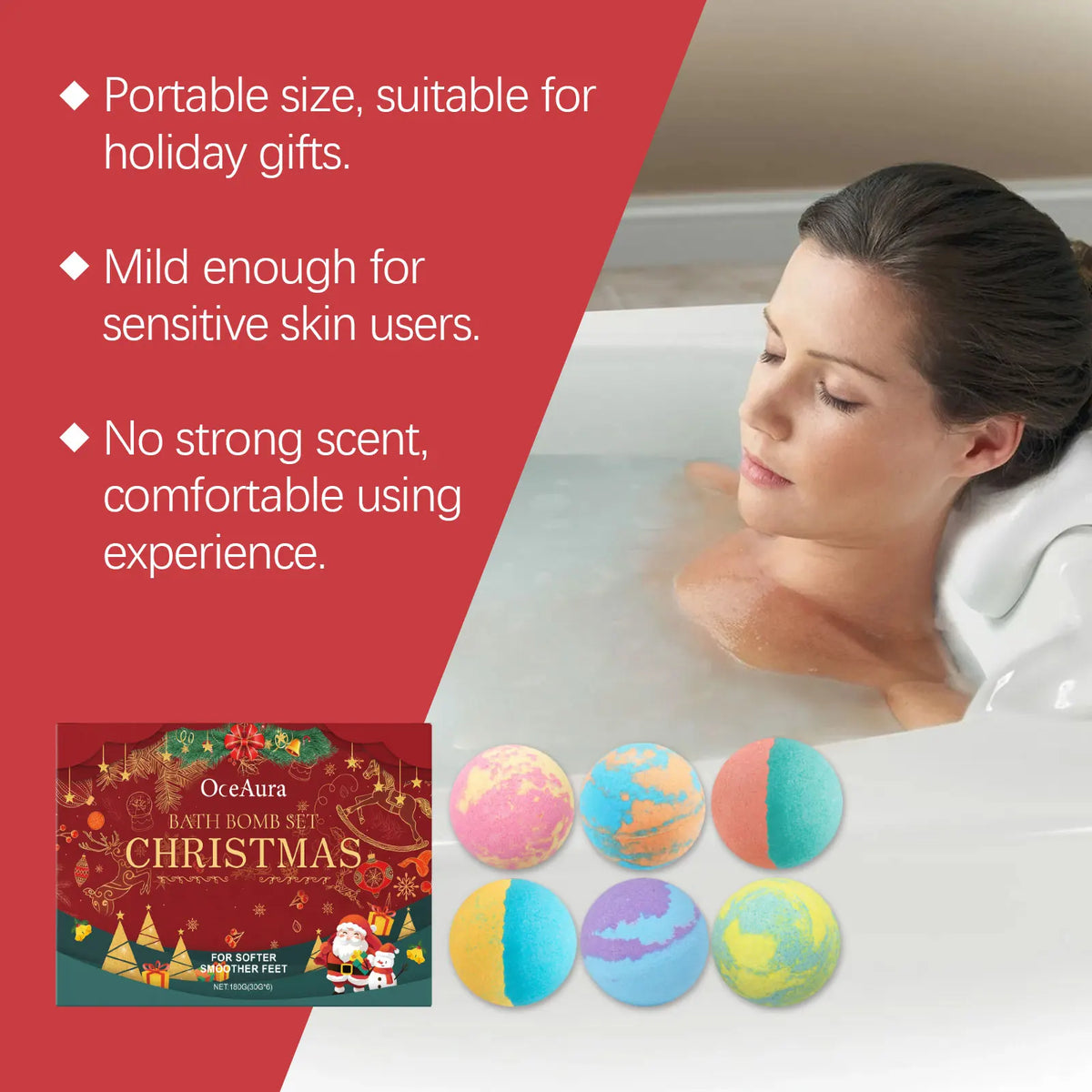 Aromatherapy Bath Bomb Set for Kids and Adults