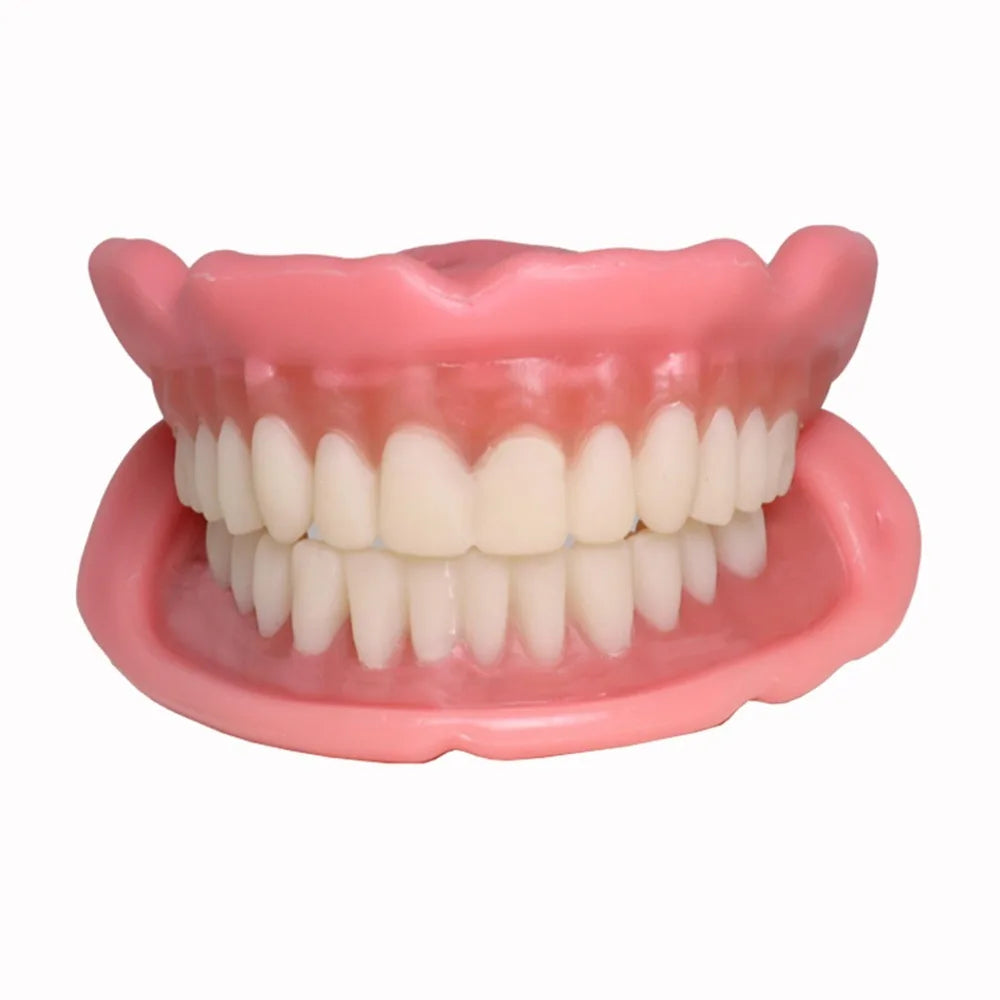 Temporary Silicone Cosmetic Dentures for Tooth Loss and Smile Correction