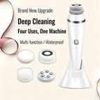 4-in-1 Electric Rotating Facial Cleansing and Massage Brush