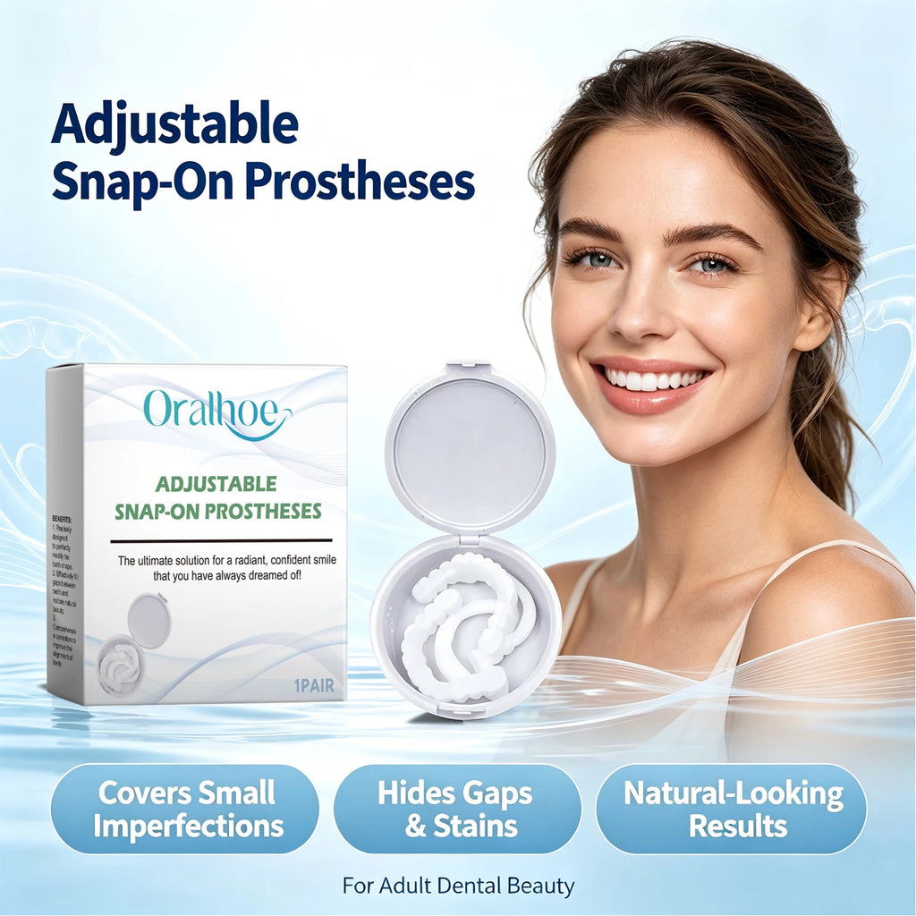 Adjustable Snap-On Dentures for Smile Makeover