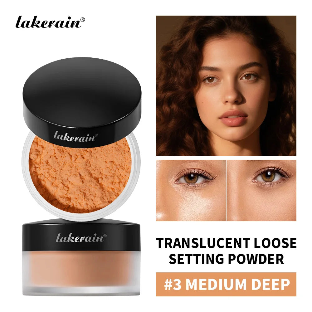 Translucent Loose Setting Powder for Matte Makeup Finish