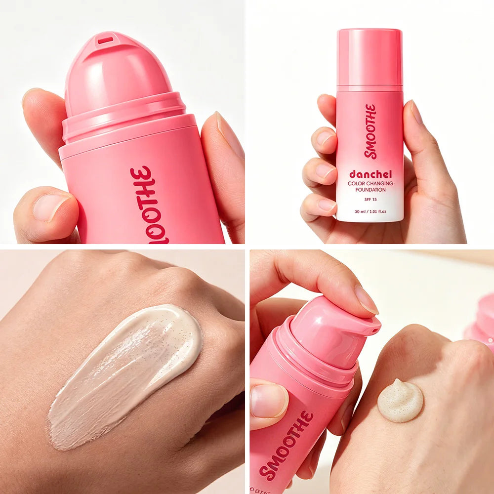 Color-Changing Liquid Foundation with SPF 15