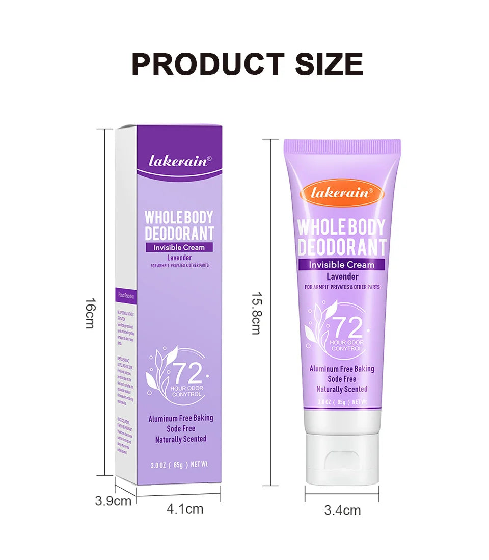 72-Hour Invisible Whole Body Deodorant Cream - 14