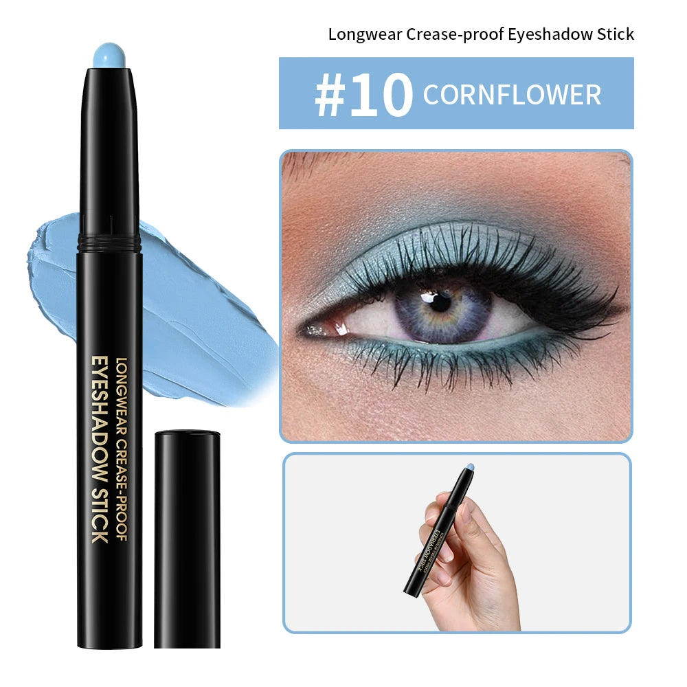 Waterproof Shimmer Pearlescent Eyeliner and Eye Brightener Pencil - 53