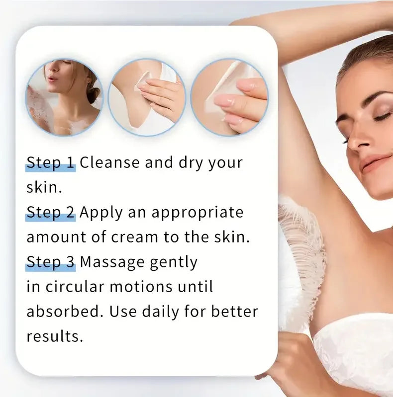 Underarm Whitening and Deodorizing Smoothing Cream - 6