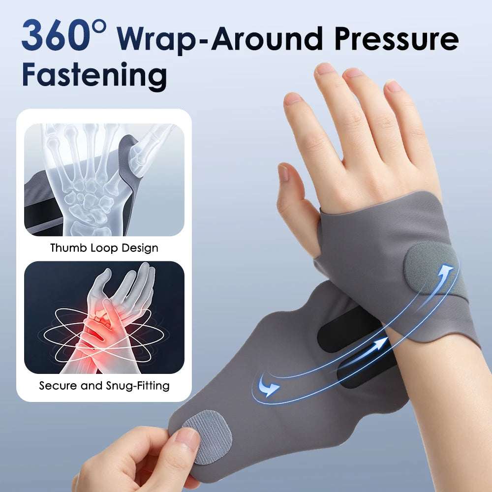 Electric Microcurrent Wrist Massager for Pain Relief