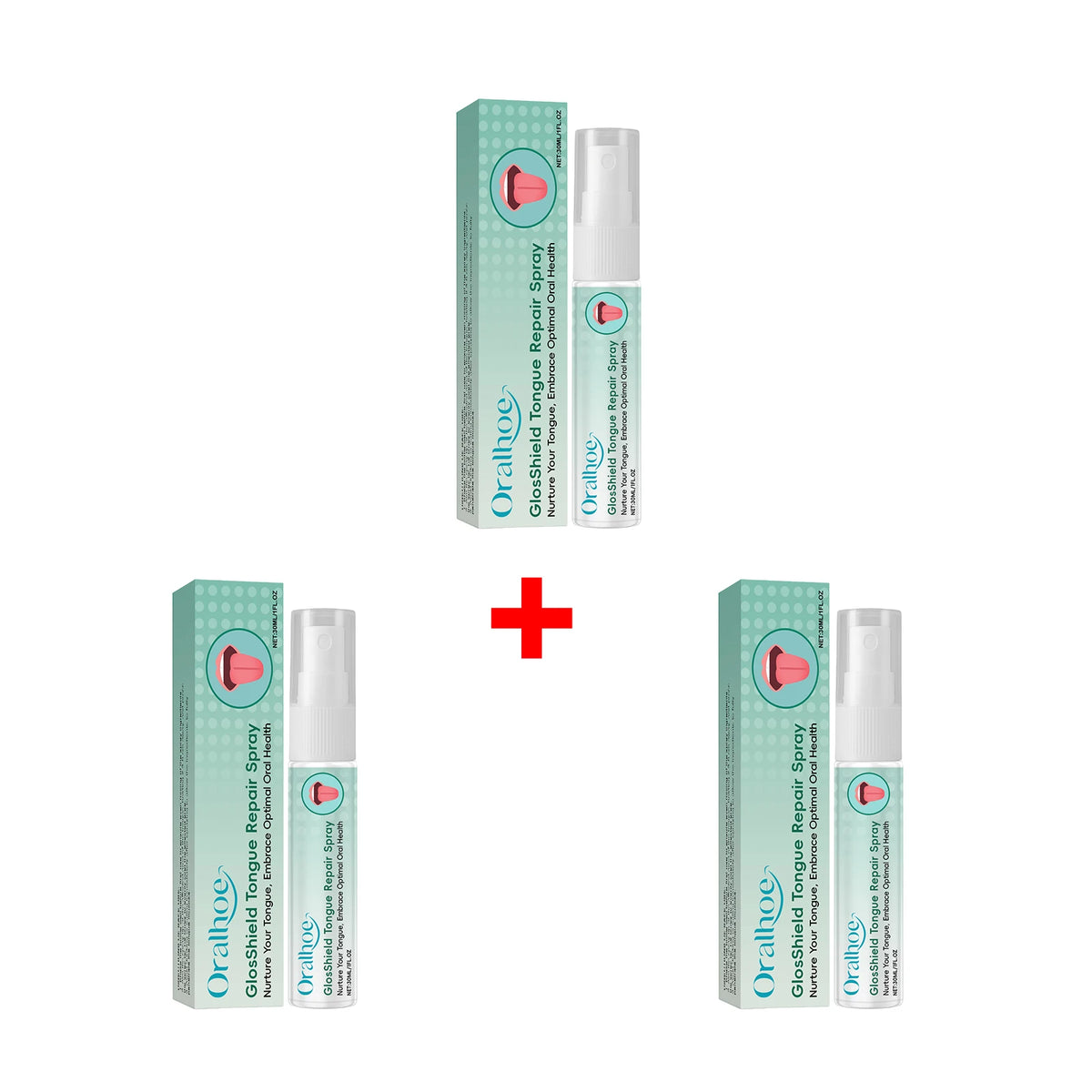Refreshing Tongue Repair Spray for Oral Hygiene and Bad Breath