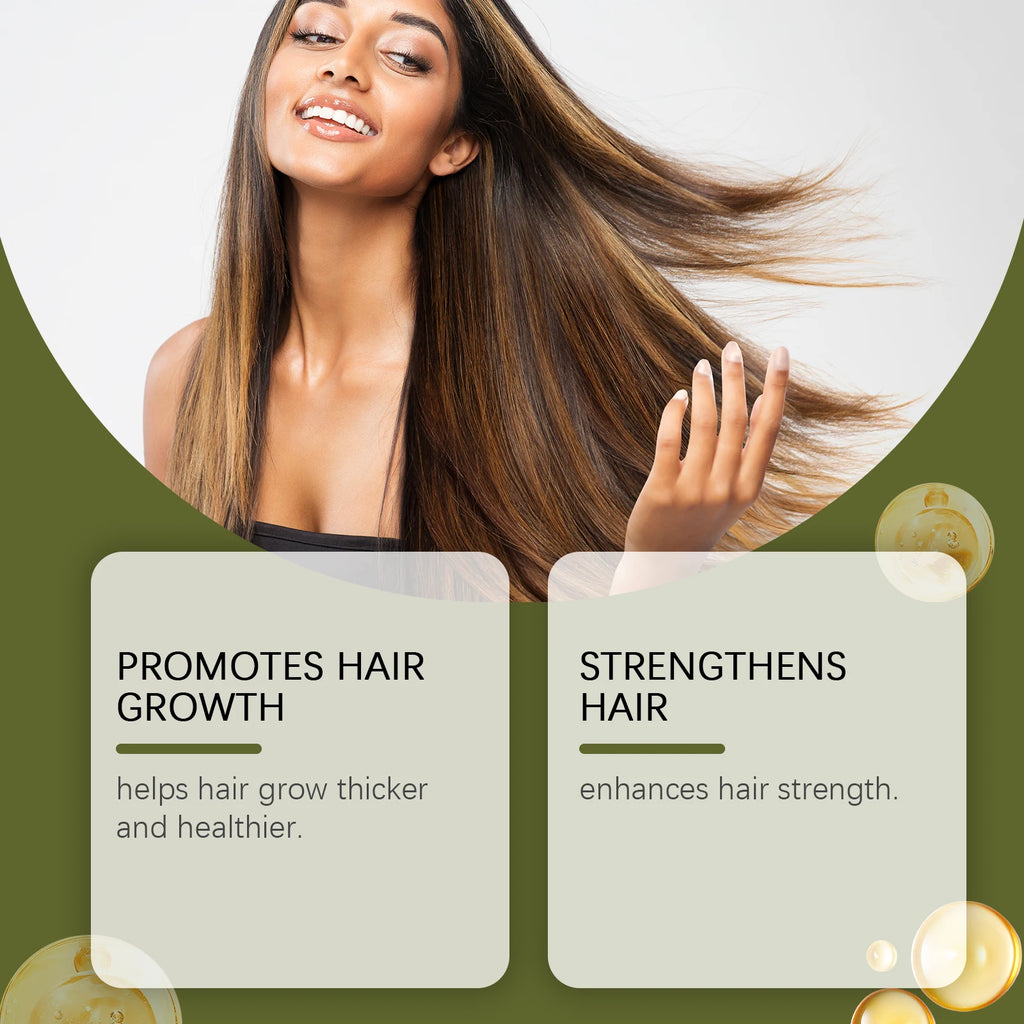 Nourishing Hair Growth Oil for Damaged Hair and Scalp Repair