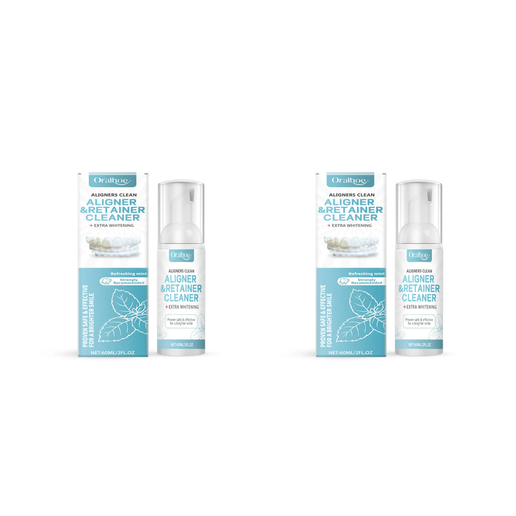 Refreshing Mint Foam Cleaner for Dental Aligners and Retainers