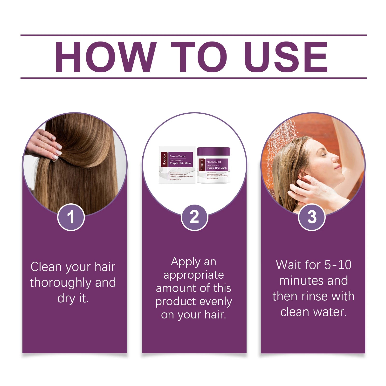 Purple Toning Hair Mask and Shampoo Set for Blonde Hair - 13
