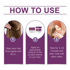 Purple Toning Hair Mask and Shampoo Set for Blonde Hair