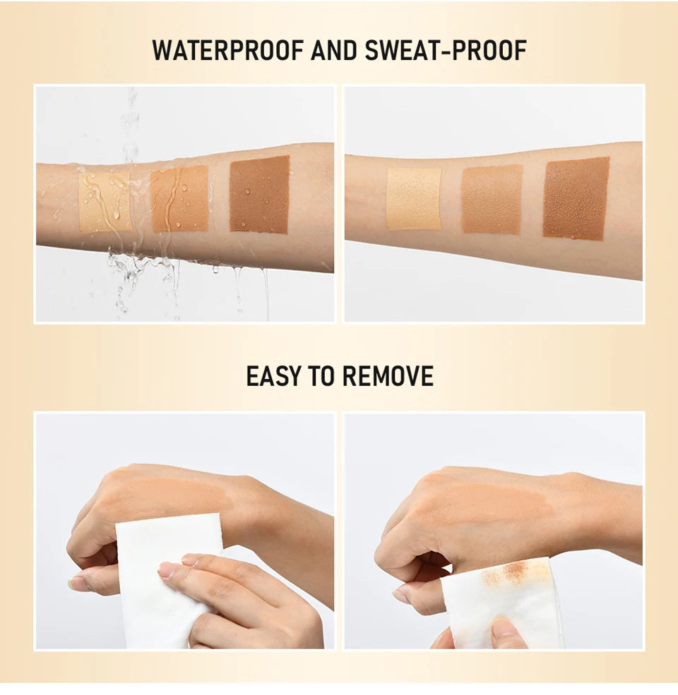 Waterproof Body and Leg Makeup Foundation