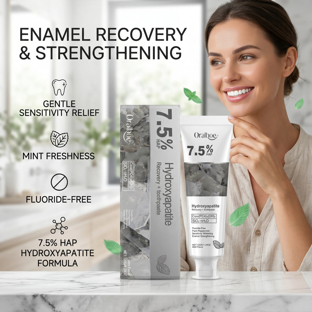 7.5% Hydroxyapatite Enamel Repair & Whitening Toothpaste