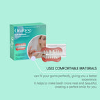 Flexible Silicone Cosmetic Denture Set for Temporary Smile Repair