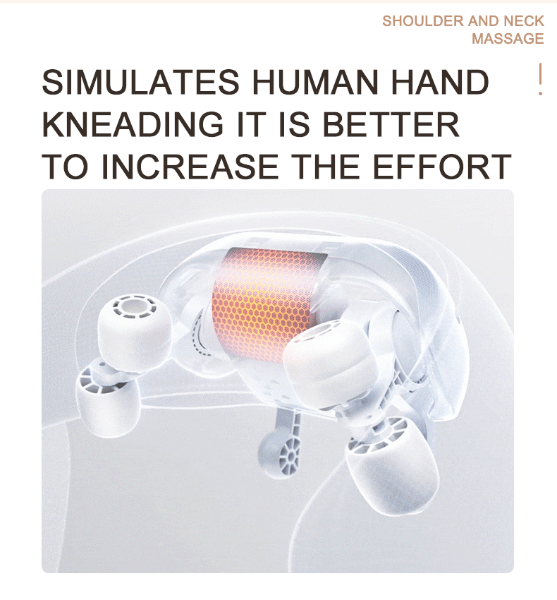 Wireless 6D Deep Tissue Neck and Shoulder Massager with Heat - 9