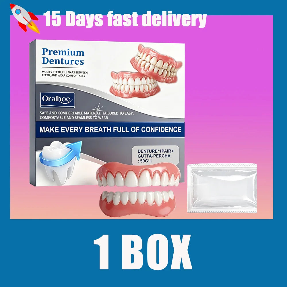 Instant Smile Cosmetic Denture Fitting Kit for Natural Teeth Alignment - 19
