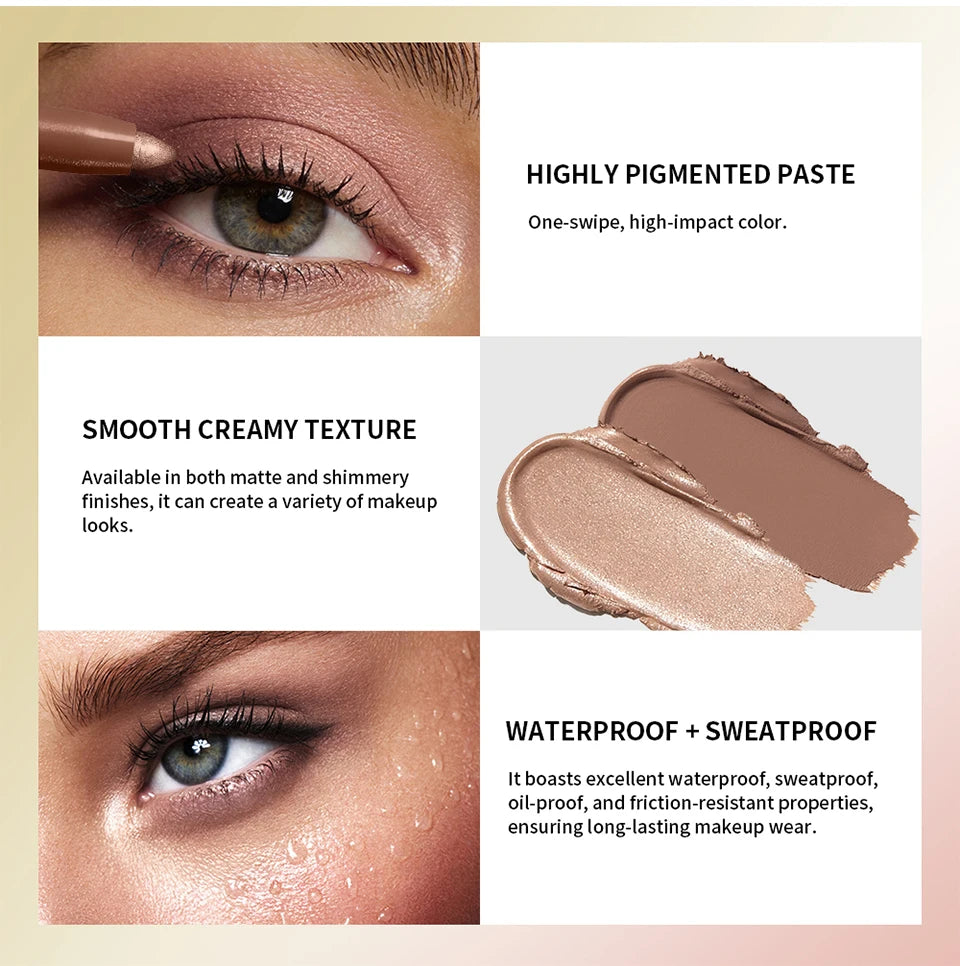 Waterproof Shimmer and Matte Eyeshadow Pencil