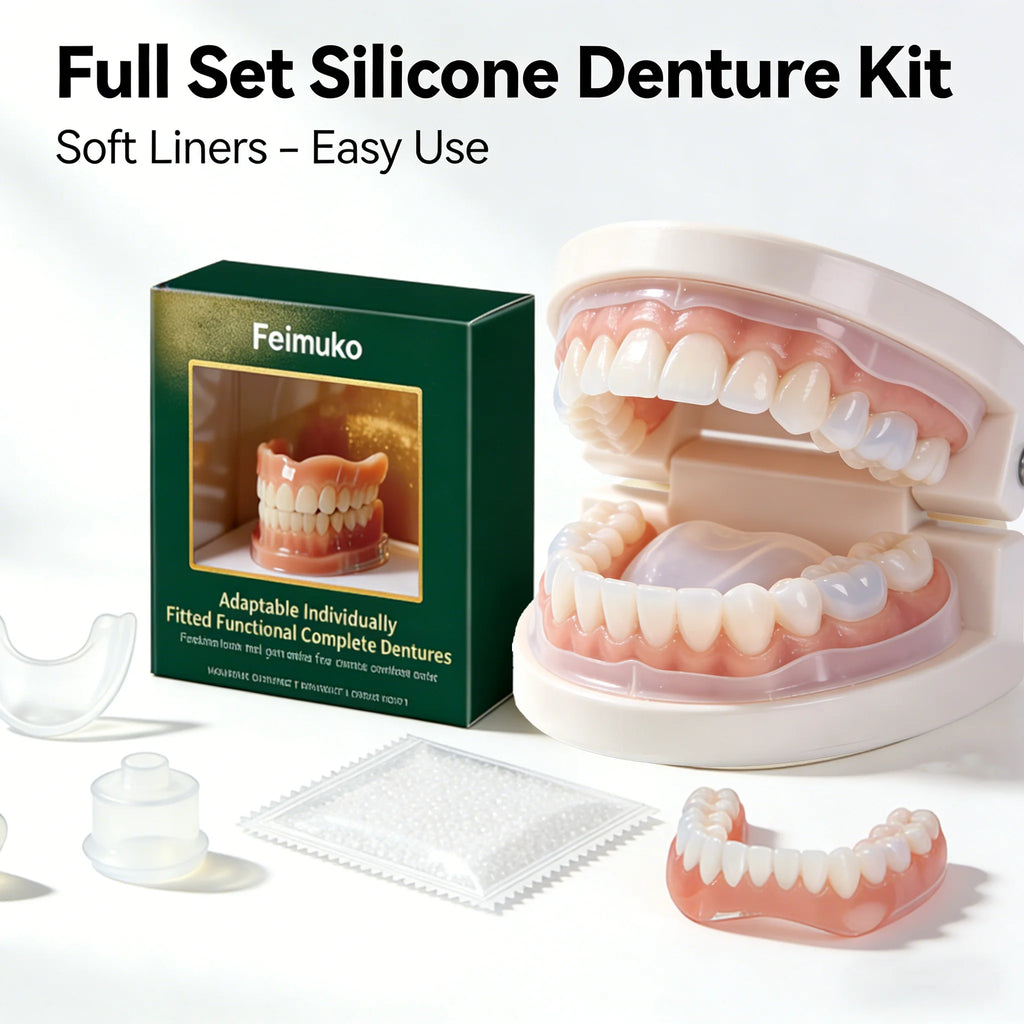 Temporary Silicone Denture Kit for Missing or Broken Teeth