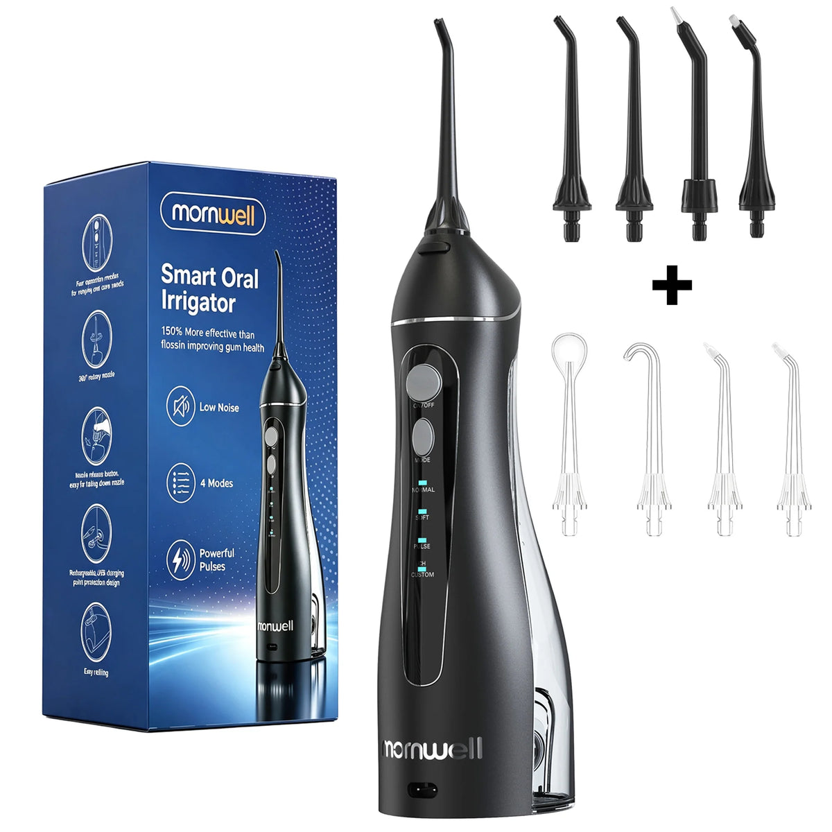 Rechargeable Cordless Water Flosser for Teeth Deep Cleaning