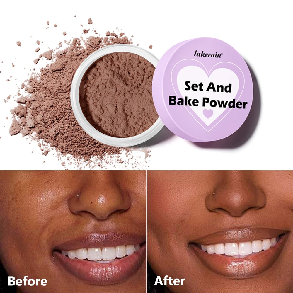 Oil-Absorbing Matte Setting and Baking Face Powder