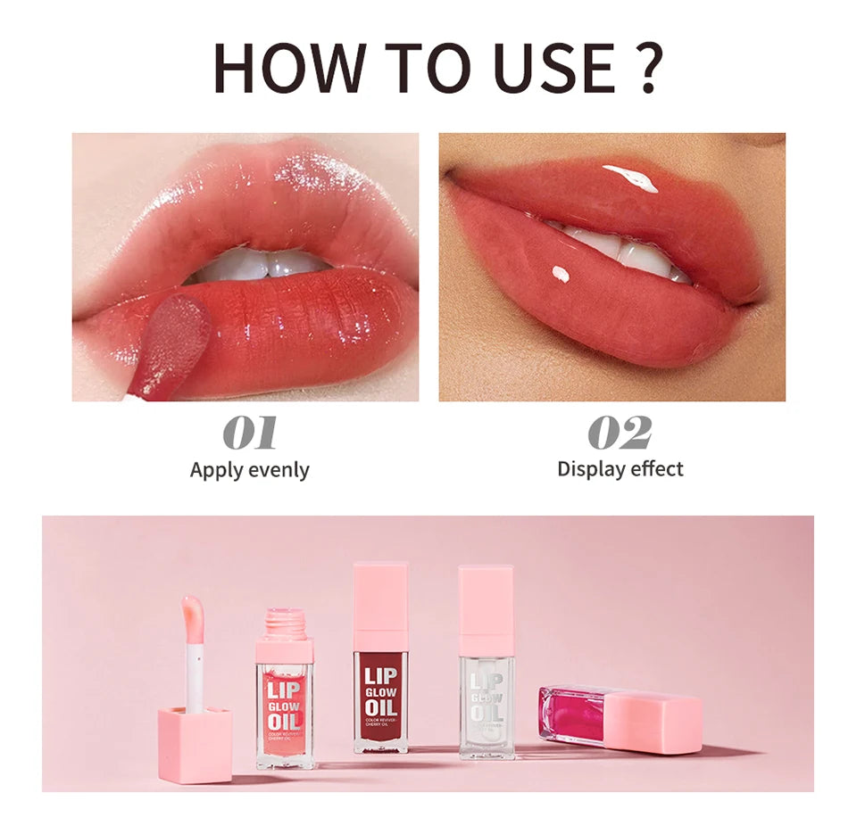 Hydrating Mirror-Finish Lip Glow Oil for Nourished, Shiny Lips - 14