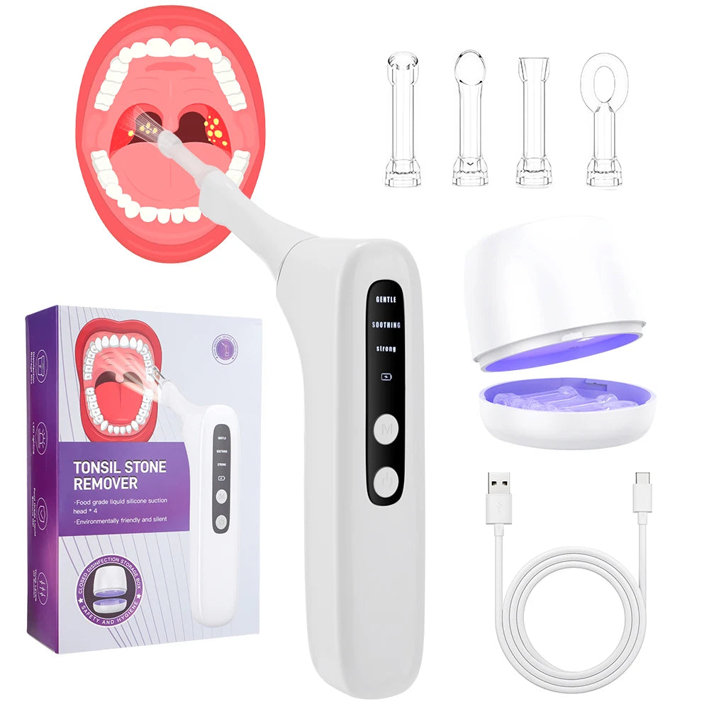 Electric Tonsil Stone Remover with LED Light - 13