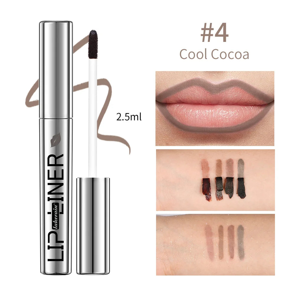 Peel-Off Tattoo Lip Liner for Long-Lasting Waterproof Color