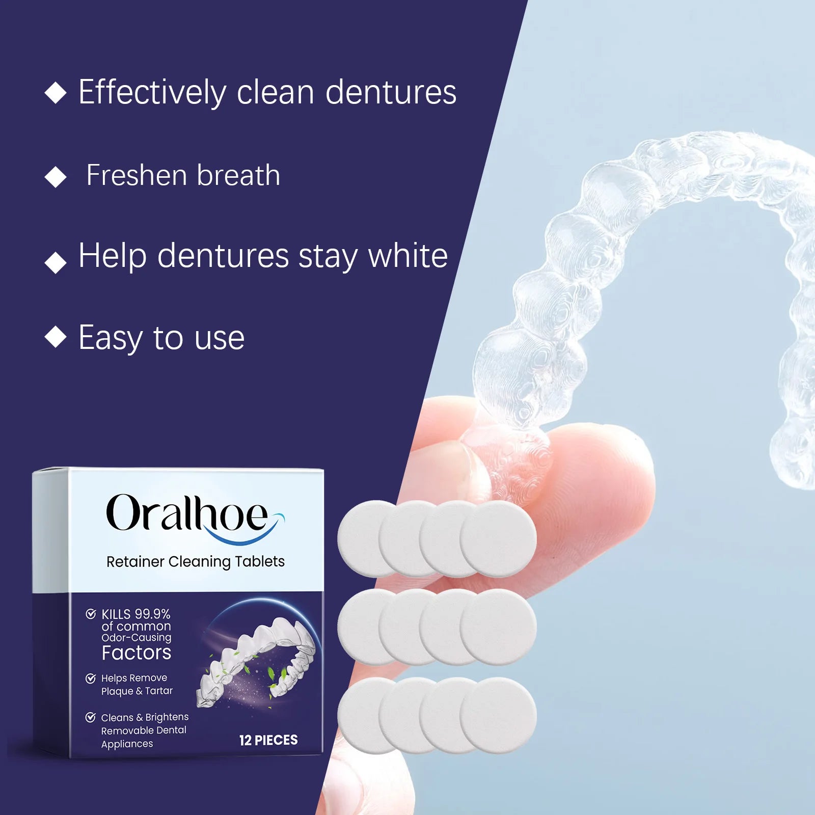 Effervescent Denture and Retainer Cleaning Tablets - 11