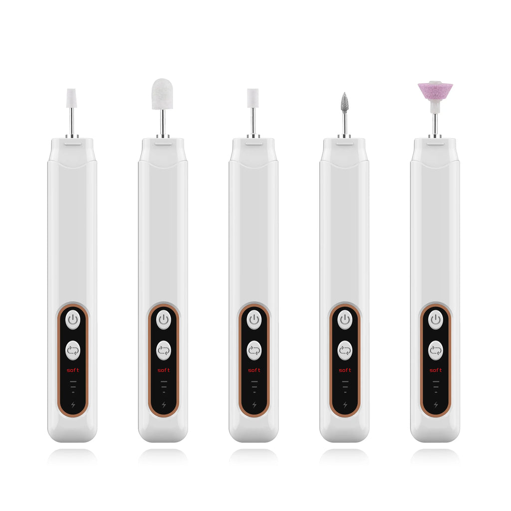 Cordless Electric Manicure and Pedicure Nail File Set