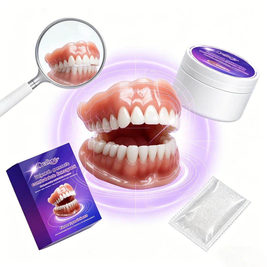 Instant Snap-On Silicone Denture Smile Kit