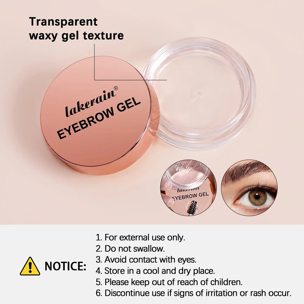Waterproof 3D Eyebrow Styling Gel for Natural Laminated Brows