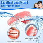 Full Mouth Cosmetic Denture Set with Hygiene Kit and Storage Case