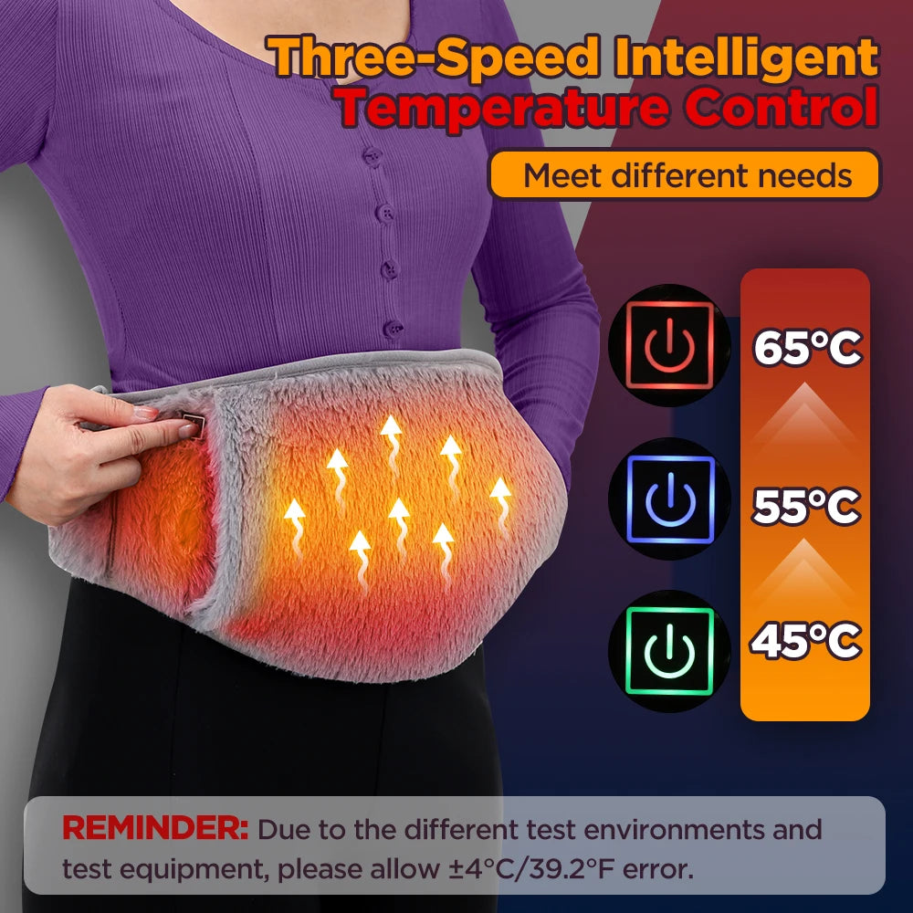 Electric Heating Waist and Hand Warmer for Pain Relief