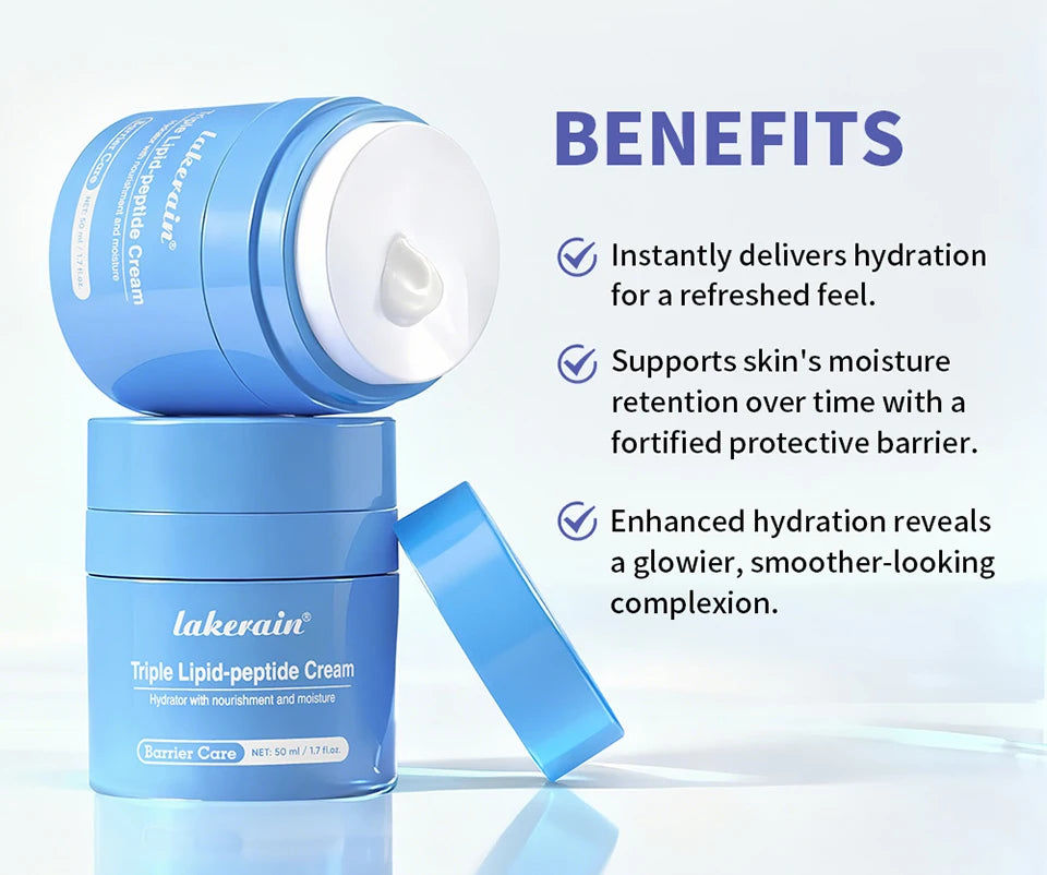 Triple Lipid Peptide Moisturizing Face Cream for Dry Skin - 10